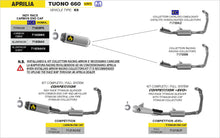 Load image into Gallery viewer, Arrow Full Titanium Competition With Indy Silencer and Carbon Endcap for Aprilia RS660, Tuono 660 full image