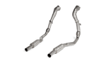 Akrapovic DownPipe (SS) w/Link Pipe Set (Does Not Fit w/L-AU/SS/6) for 2020 Audi RS6 Avant (C8)