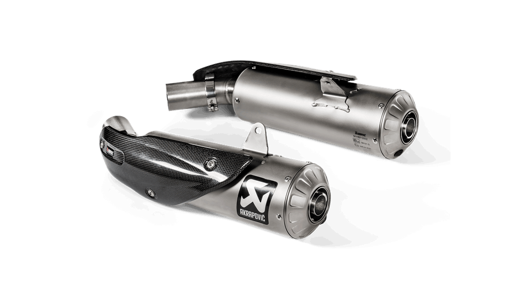 Akrapovic Slip-On Exhaust for 2018-2021 Ducati Scrambler 1100