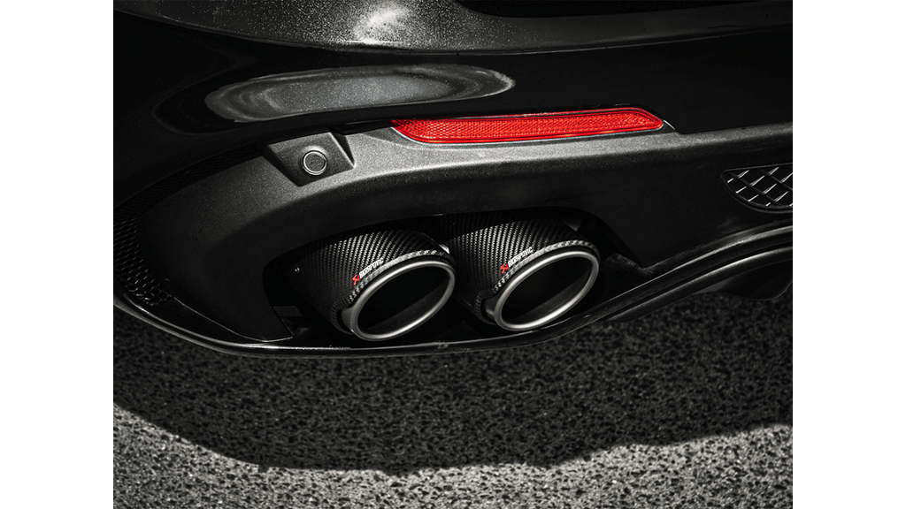 Akrapovic Slip-On Line Titanium/Carbon Fiber Tips for 2017-20 Alfa Romeo Stelvio Quadrifoglio