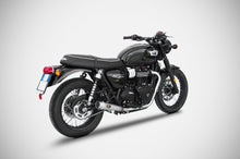 Load image into Gallery viewer, ZARD EXHAUST - Low Mounted Dual Outlet Full Exhaust System for 2016+ Triumph Bonneville T120