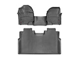 WeatherTech FloorLiner - Rear - Black (WET447931-446974)