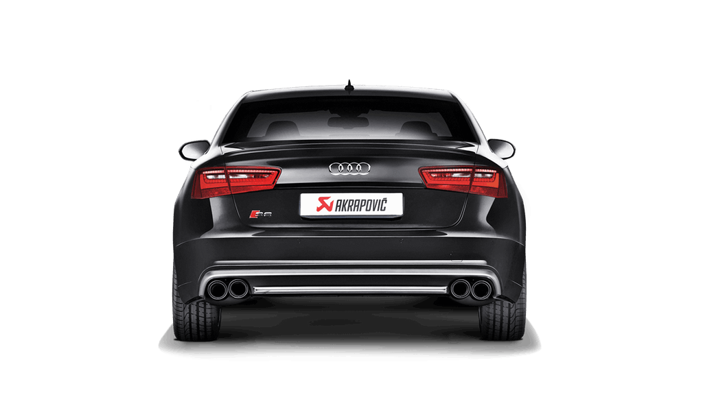 Akrapovic  Evolution Line Cat Back (Titanium) w/ Carbon Tips for Audi S6 (C7)
