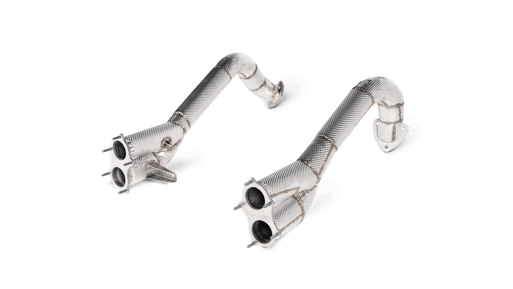 Akrapovic Link-Pipe Set (Titanium / Option 1) for 2020+ Porsche Cayman GT4 (718)