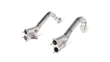 Akrapovic Link-Pipe Set (Titanium / Option 1) for 2020+ Porsche Cayman GT4 (718)