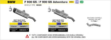 Load image into Gallery viewer, Arrow Racing Slip-On, Link Pipe for 2024+ BMW F900GS, F900GS Adventure img6