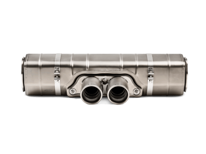Akrapovic Slip-On Line (Titanium) w/Tips & Carbon Fiber Diffuser for 2018-20 Porsche GT3 RS