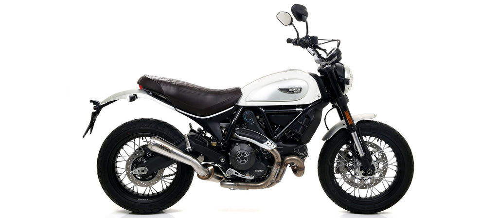 Arrow Racing Exhaust - Silencers & Mid-Pipe for 2017-20 Ducati Scrambler 800 & Monster 797