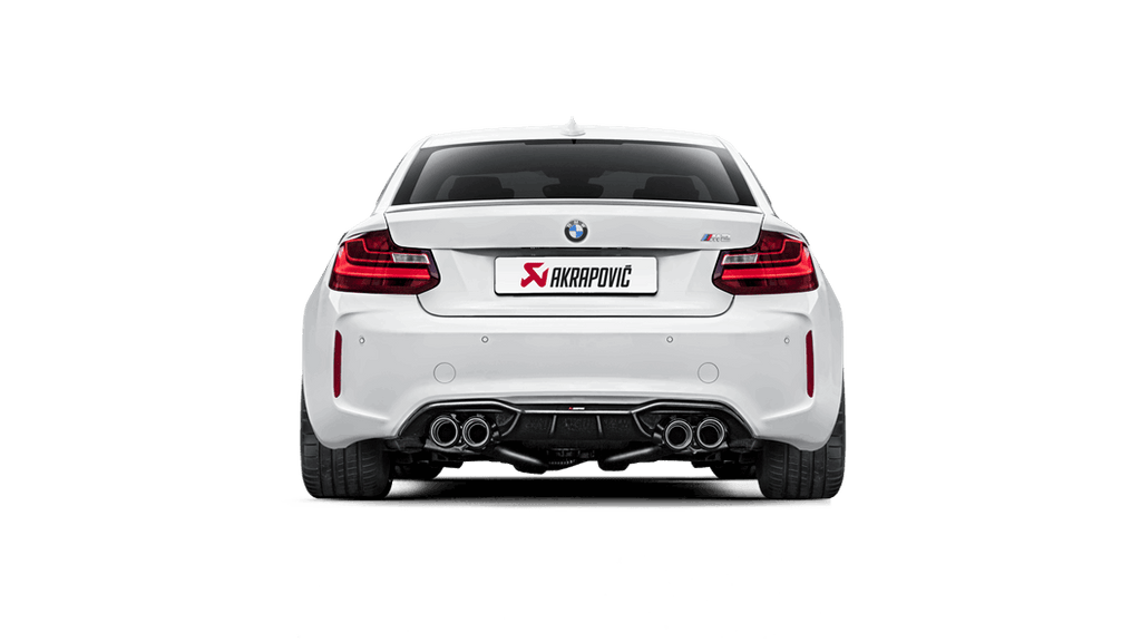 Akrapovic Evolution Line Cat Back (Titanium) w/Carbon Tips BMW M2 F87 (Excl M2 Competition) 2016-17