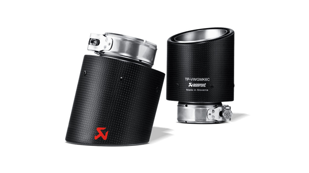 Akrapovic 09-12 Volkswagen Golf GTD (VI) Tail Pipe Set (Carbon)