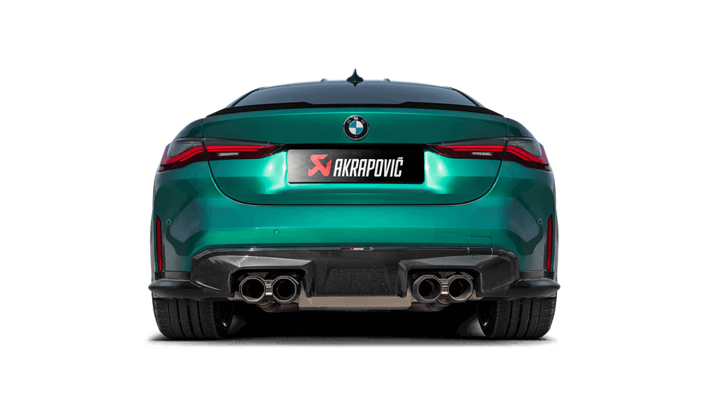 Akrapovic Slip-On (Titanium) with Octagonal Carbon Tips for 2021+ BMW M3/M4 (G80/G82)