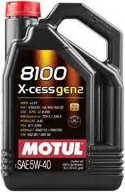 Motul 8100 5W40 X-CESS Synthetic Engine Oil - Gen 2 image 2