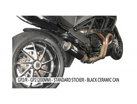 Austin Racing GP2R Slip On Exhaust for 2011-16 Ducati Diavel 1260