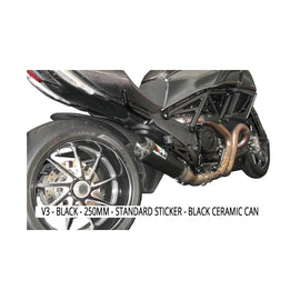 Austin Racing V3 Slip On Exhaust for 2011-16 Ducati Diavel 1260