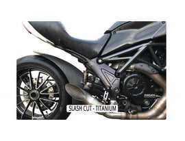 Austin Racing Slashcut Slip On Exhaust for 2011-16 Ducati Diavel 1260