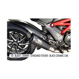 Austin Racing V3 Slip On Exhaust for 2011-16 Ducati Diavel 1260