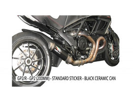 Austin Racing GP2R Slip On Exhaust for 2011-16 Ducati Diavel 1260