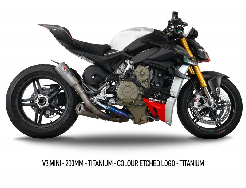Austin Racing RS2 De-Cat Exhaust System for Ducati Panigale, Streetfighter V4