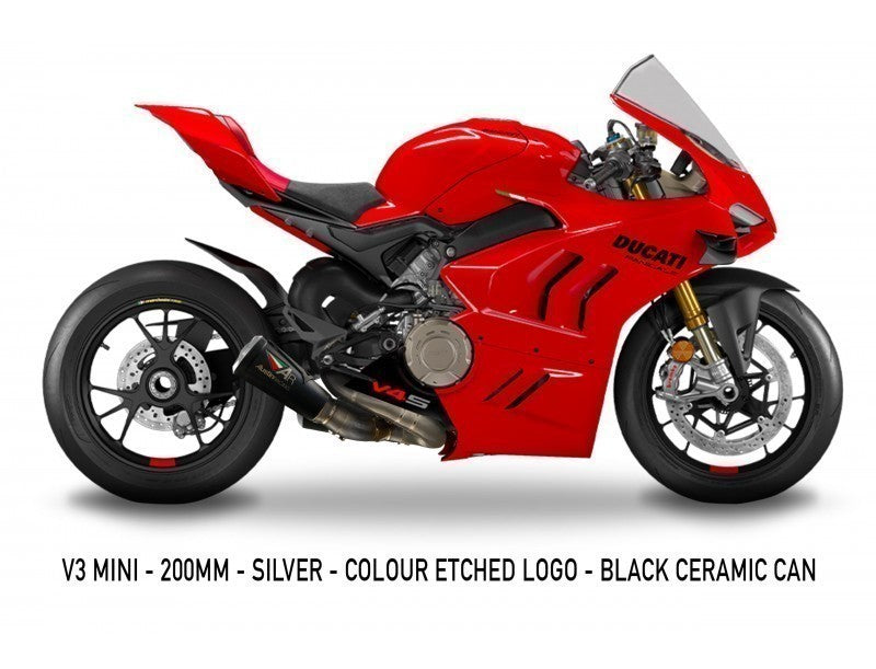 Austin Racing GP3 De-Cat Exhaust System for Ducati Panigale & Streetfighter V4