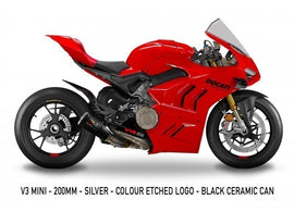 Austin Racing GP3 De-Cat Exhaust System for Ducati Panigale & Streetfighter V4