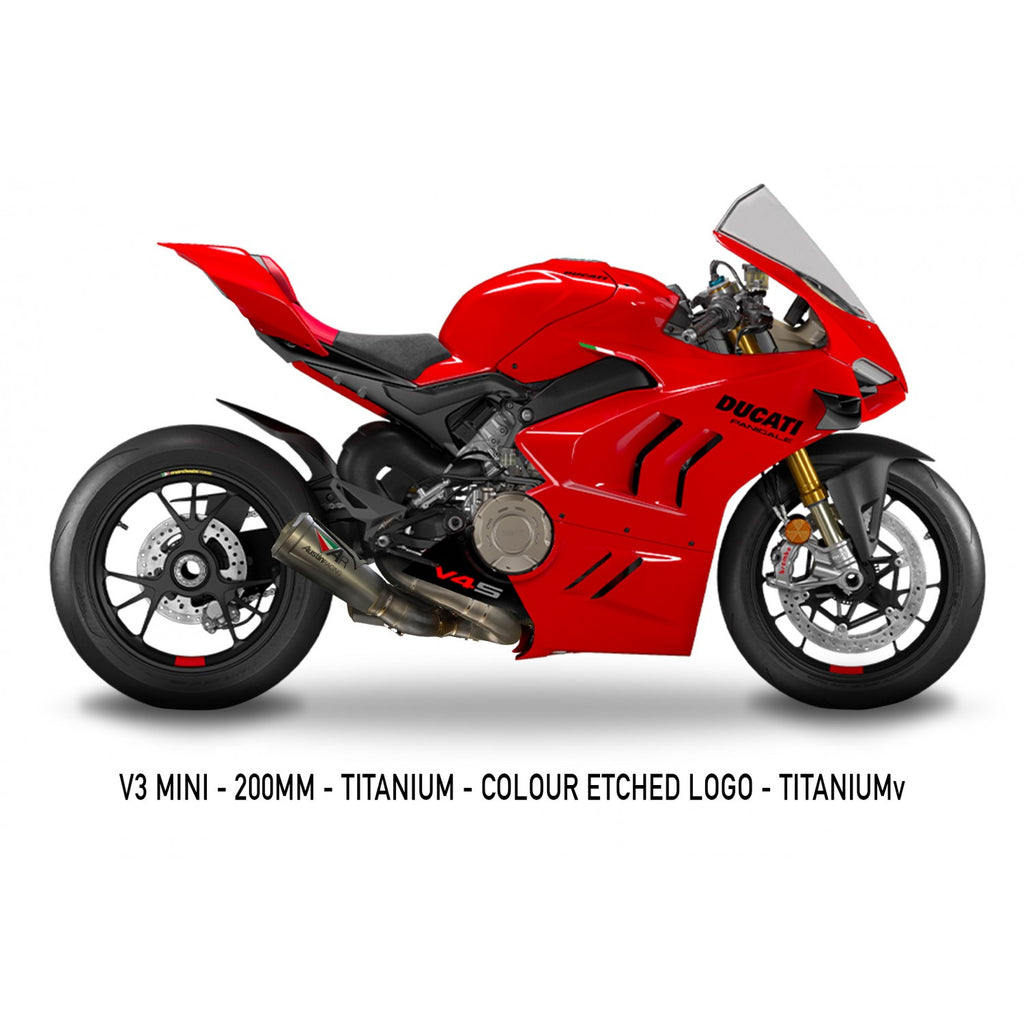 Austin Racing GP3 De-Cat Exhaust System for Ducati Panigale & Streetfighter V4