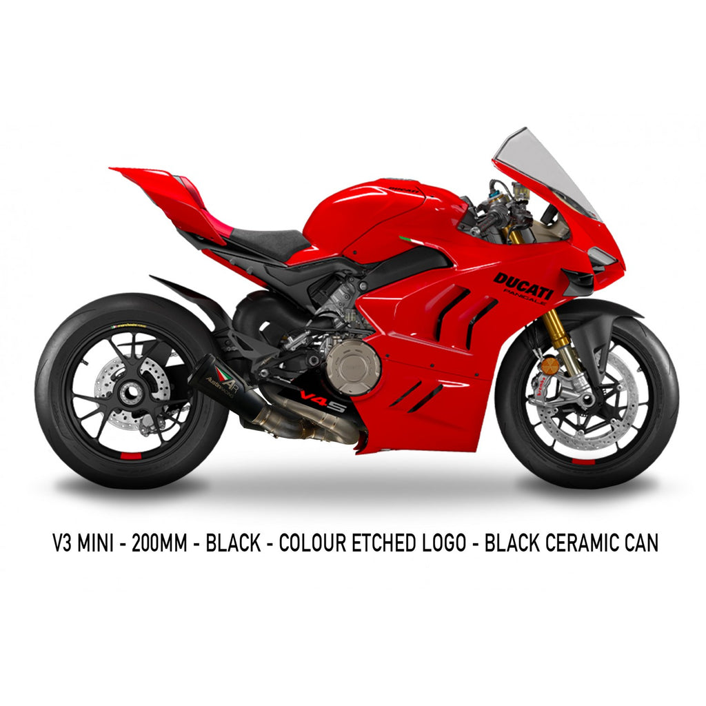 Austin Racing GP3 De-Cat Exhaust System for Ducati Panigale & Streetfighter V4