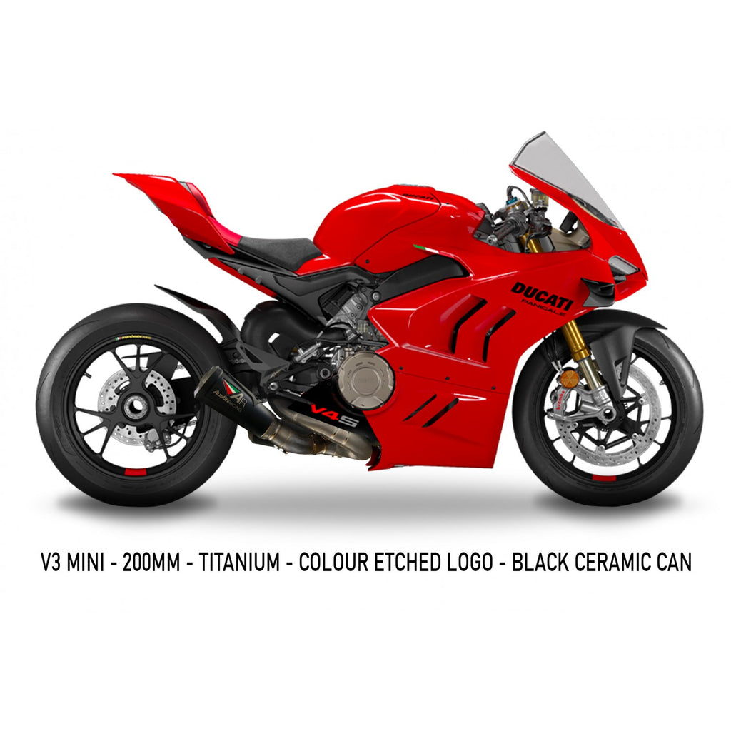 Austin Racing GP3 De-Cat Exhaust System for Ducati Panigale & Streetfighter V4
