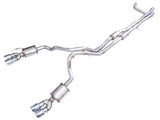 AWE 2021+ Chevy Suburban/GM Yukon XL 6.2L 0FG Edition Cat Back Exhaust - Quad Chrome Silver Tips