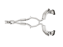 Akrapovic Evolution Line Titanium CB w/Carbon Tips/Link Pipe/Sound Kit for 2015-17 AMG S63 Coupe (C127)