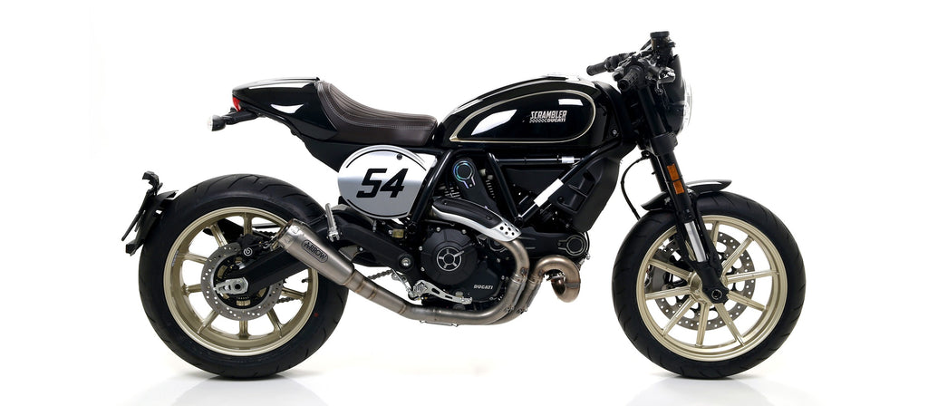 Arrow Racing Exhaust - Silencers & Mid-Pipe for 2017-20 Ducati Scrambler 800 & Monster 797