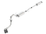 Borla Black Chrome Angle-Cut Side Exit Catback Exhaust for 2015-20 Ford F-150 2.7/3.5L V6 / 5.0 V8 2/4WD