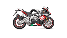 Load image into Gallery viewer, Akrapovic Slip-On Exhaust for 2015-2016 Aprilia RSV4 RR / RF