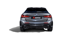 Carica l&#39;immagine nel visualizzatore di Gallery, Akrapovic Slip-On Line (Titanium) Carbon Tips for 2020-2024 BMW M135i / 2020 X2 M35i / Mini Clubman All4