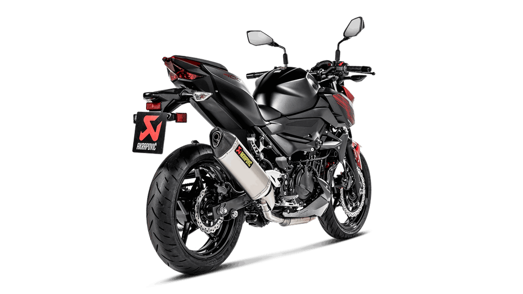 Akrapovic Homologated Slip-On Exhaust Kawasaki Ninja 400 / Z400 2018-2021 - (MPN # S-K4SO5-HRT)