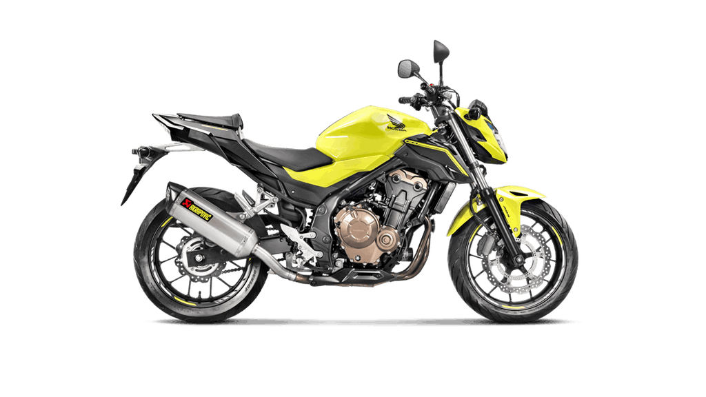 Akrapovic Slip-On Exhaust for 2016-2018 Honda CBR500R / CB500F / CB500X