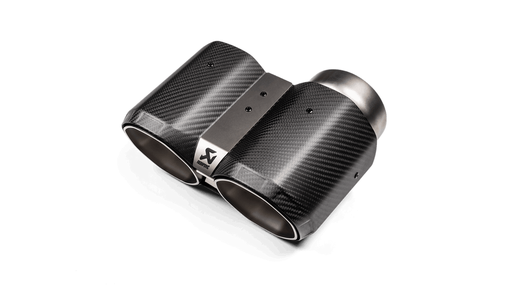 Akrapovic Tail Pipe Set (Octagonal Carbon Design) for BMW M3/M4 and M2