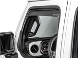 WeatherTech Side Window Deflectors - Dark Smoke For Jeep Gladiator 2020-2023