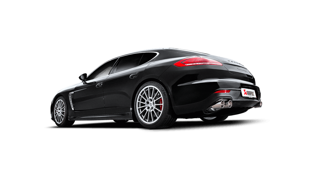Akrapovic 14-15 Porsche Panamera Turbo (970) Evolution Line Cat Back (Titanium) w/ Titanium Tips