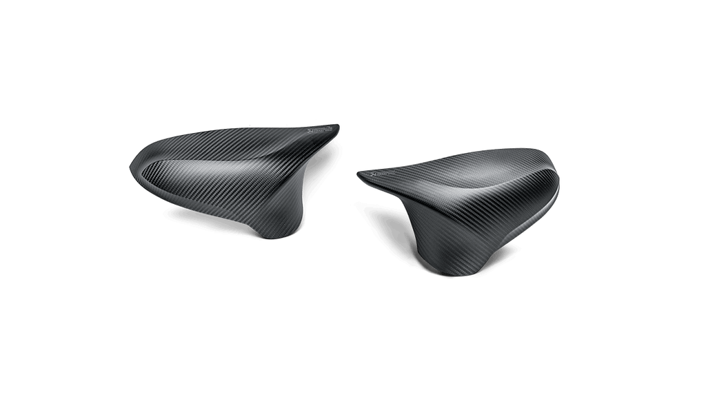 Akrapovic Carbon Fiber Mirror Cap Set - Matte for BMW M3 (F80) 2014-18