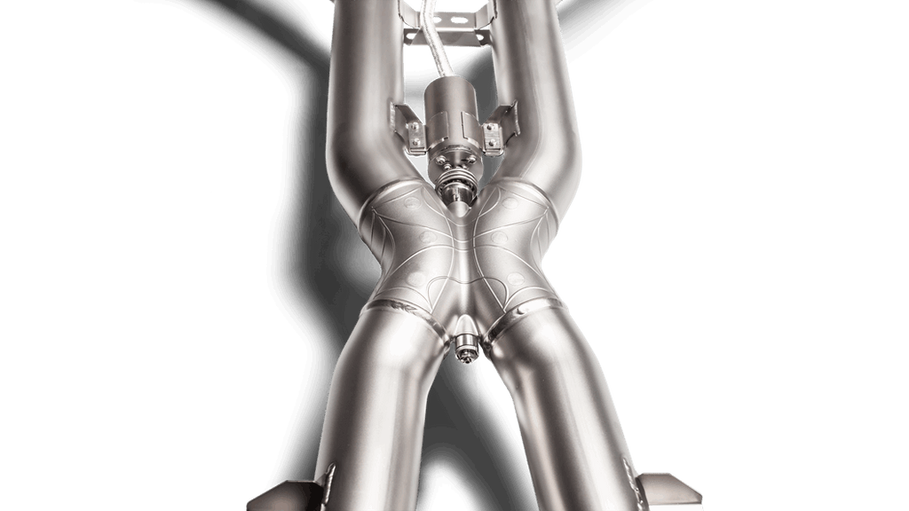 Akrapovic Evolution Line Cat Back (Titanium) w/Carbon Fiber Tips For 2015-2018 Mercedes-AMG GT / Roadster