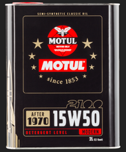 Load image into Gallery viewer, Motul 15W50 Classic 2100 Oil - 2L image 1