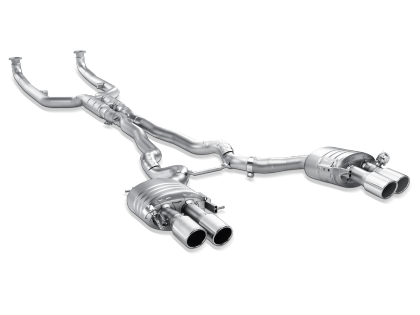 Akrapovic Evolution Line Cat Back (Titanium) w/ Carbon Tips for 2013-17 BMW M6 Gran Coupe (F06)
