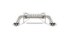Carica l&#39;immagine nel visualizzatore di Gallery, Akrapovic 16-17 Audi R8 5.2 FSI Coupe/Spyder Slip-On Line (Titanium) w/ Carbon Titanium Tips