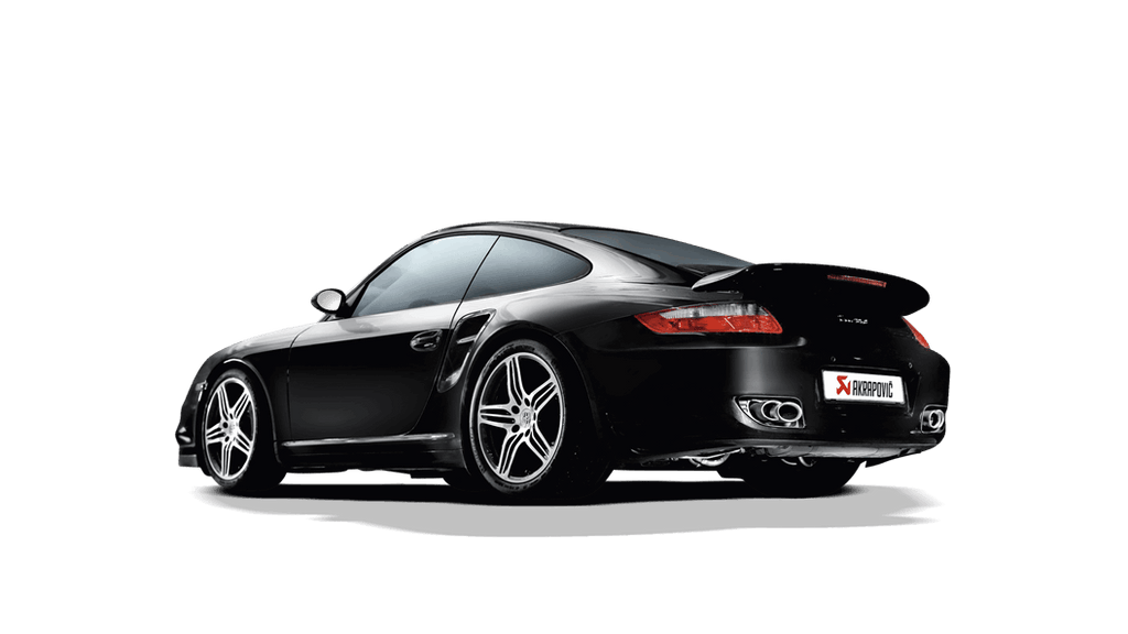Akrapovic Slip-On Line (Titanium) w/ Titanium Tips for 2006-09 Porsche 911 Turbo