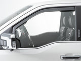 WeatherTech  Front Side Window Deflectors - Dark Smoke For Ford F-150 / 2023 Ford F-250/F-350/F-450 2021-2023
