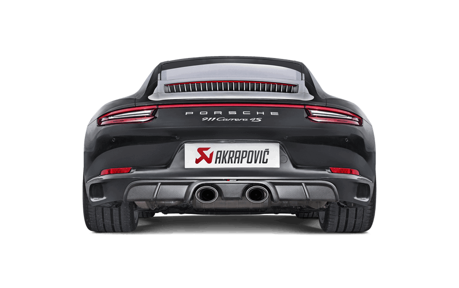 Akrapovic Rear Carbon Fiber Diffuser - Matte Porsche 911 Carrera S/4/4S/GTS (991.2) 2016-19