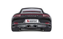 Carica l&#39;immagine nel visualizzatore di Gallery, Akrapovic Rear Carbon Fiber Diffuser - Matte Porsche 911 Carrera S/4/4S/GTS (991.2) 2016-19