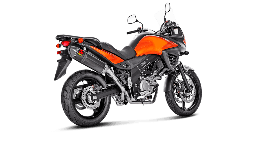 Akrapovic Slip-On Exhaust for 2004-2016 Suzuki V-Strom 650