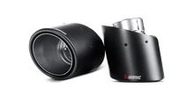 Load image into Gallery viewer, Akrapovic 08-17 Abarth 500/500C Tail Pipe Set (Carbon)
