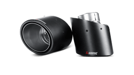 Akrapovic 08-17 Abarth 500/500C Tail Pipe Set (Carbon)